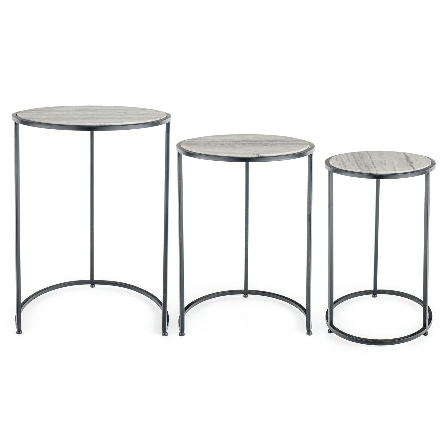 Kaitlyn Stone Nesting Tables Set Of 3