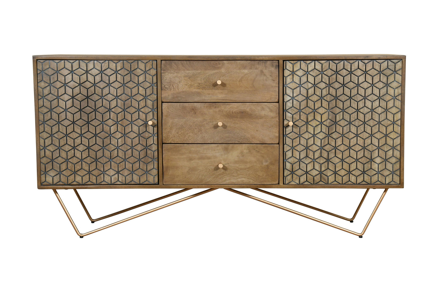 Callerton 63" Wide Solid Wood Sideboard