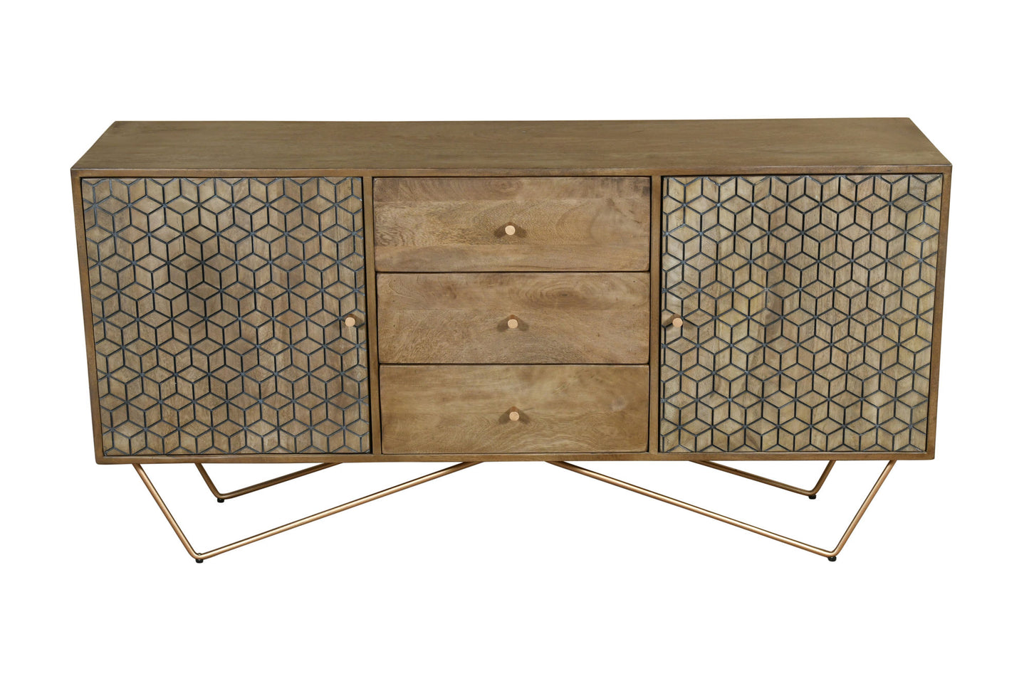 Callerton 63" Wide Solid Wood Sideboard