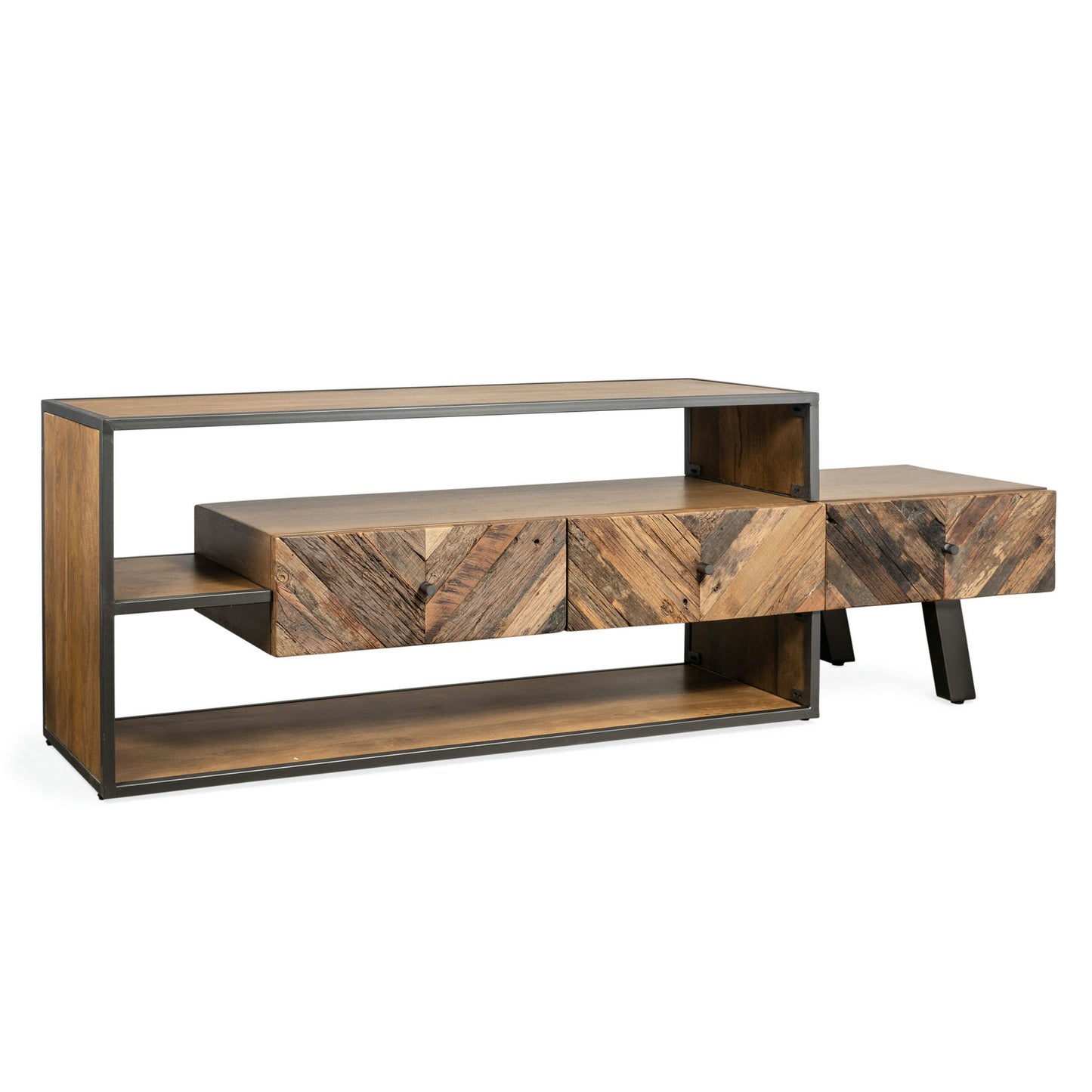 Santos 75" Wood Media Console