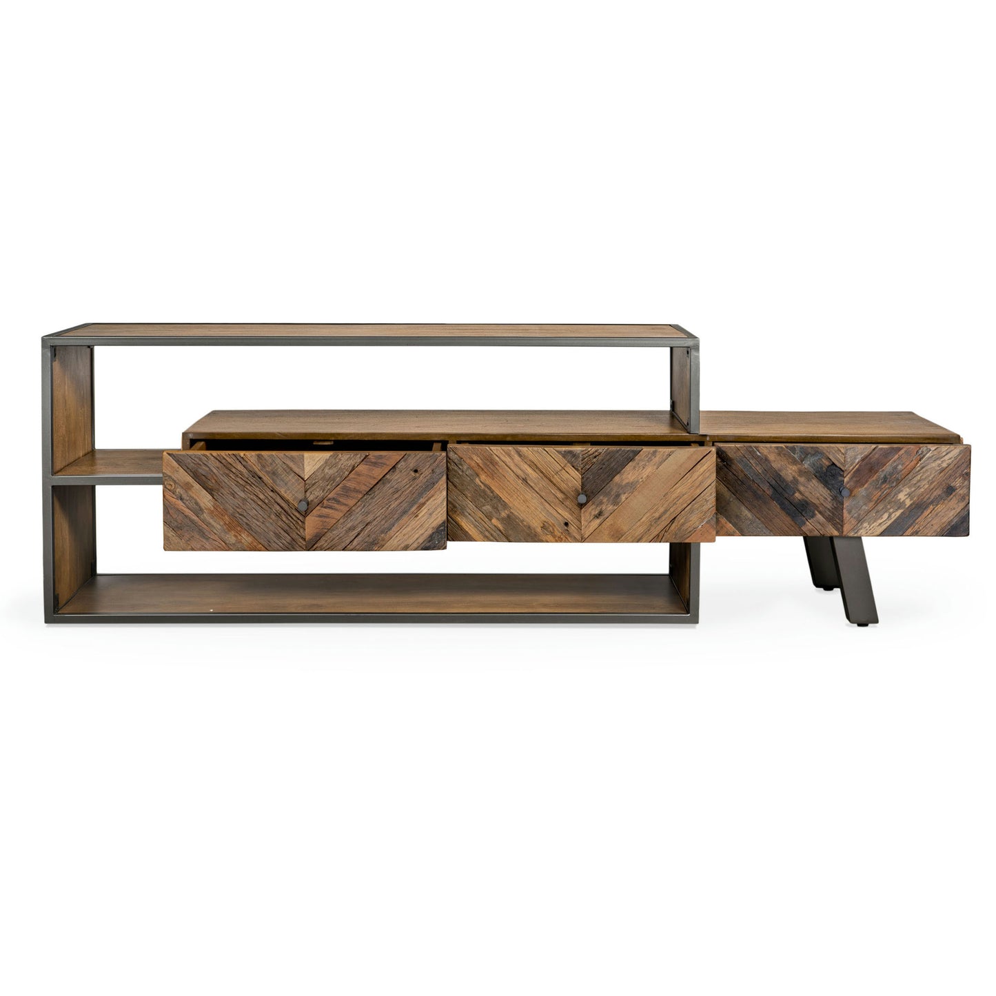 Santos 75" Wood Media Console