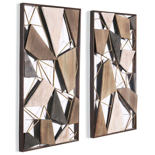 Lucian Wood Wall Panels (Set/2)