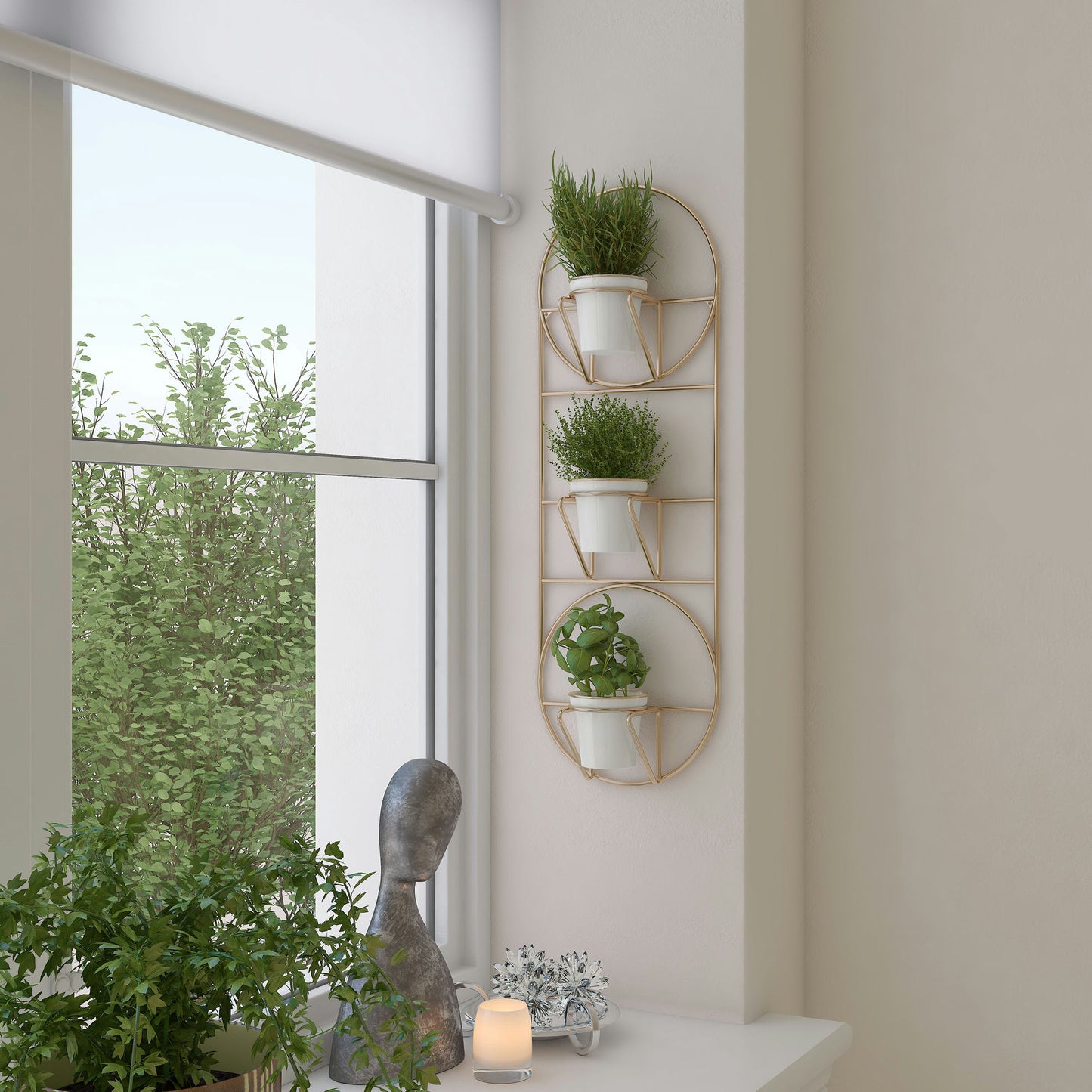 Petulah Metal Wall Planter