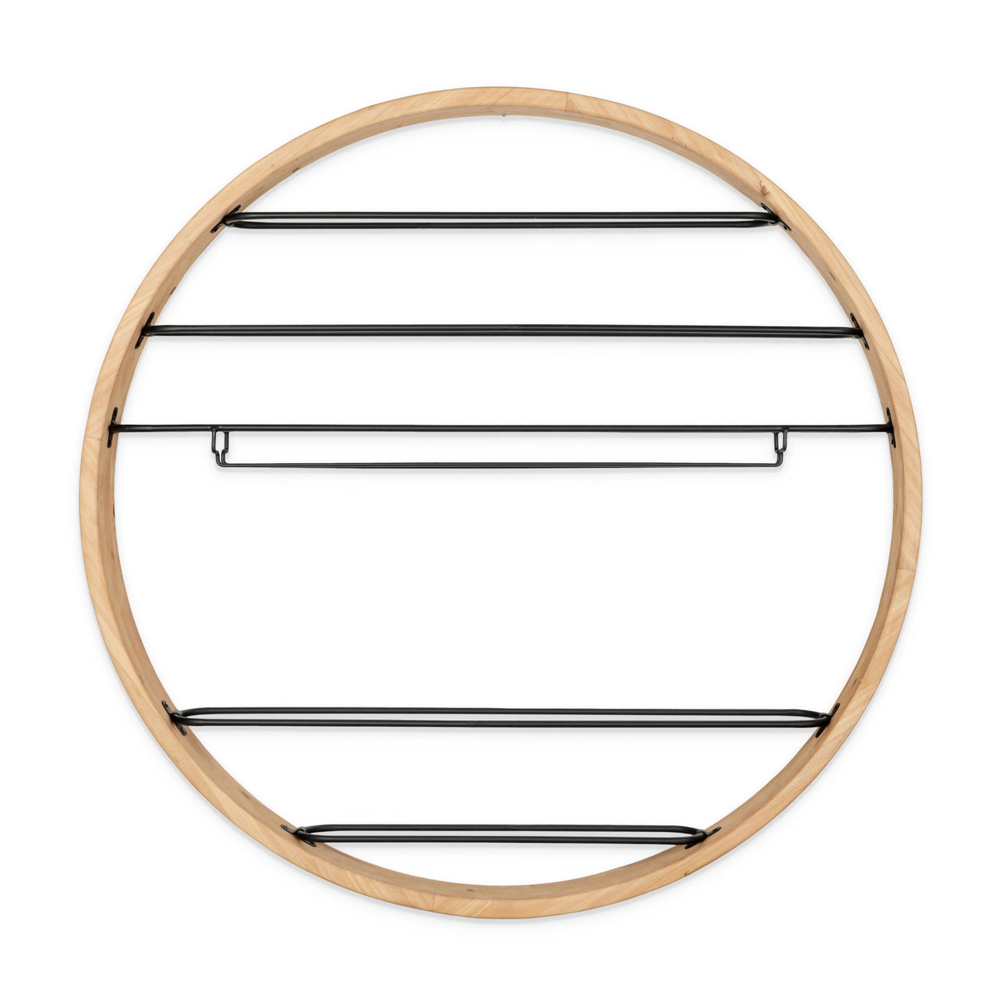 Sancia 36" Round Wall Wine Rack