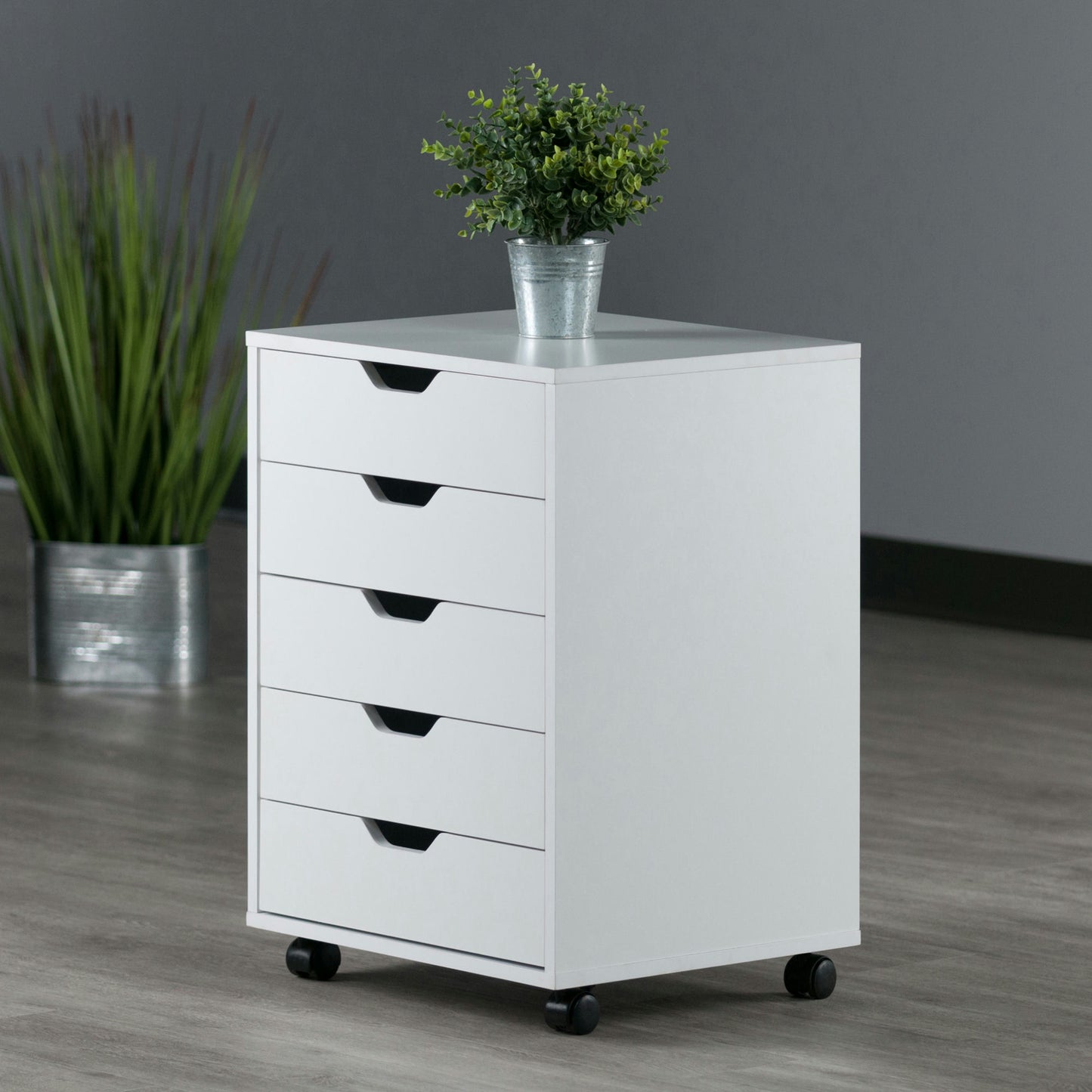 Halifax 5-Drawer Cabinet, White