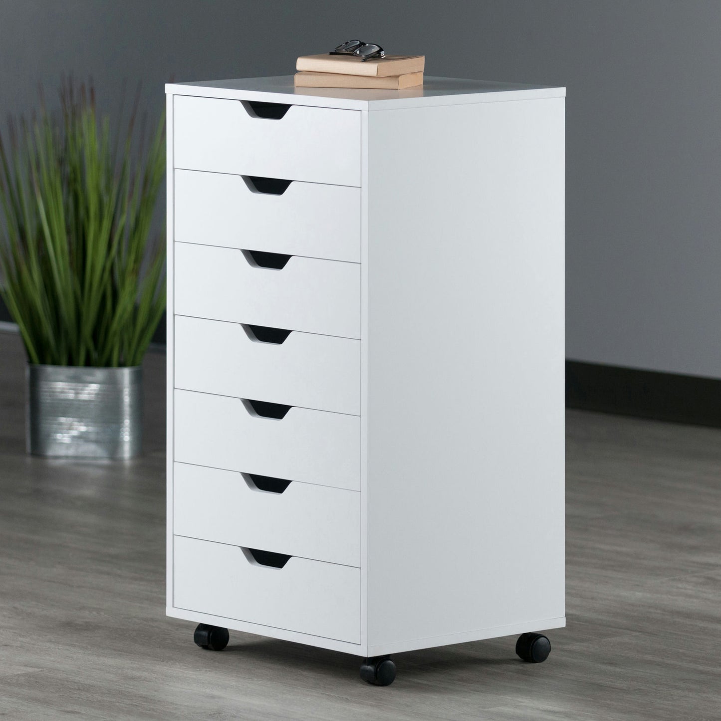 Halifax 7-Drawer Cabinet, White