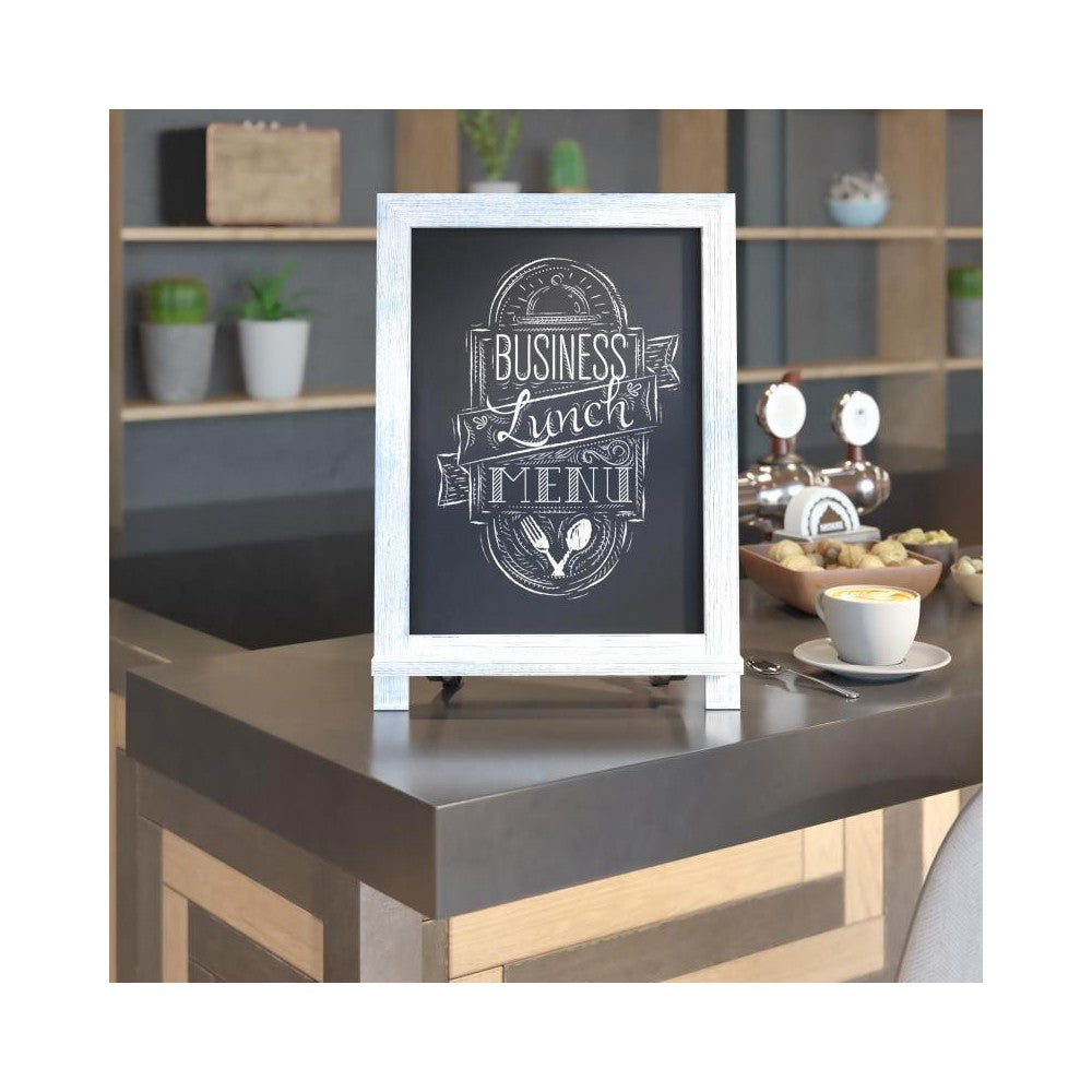 10PK Rustic Blue Chalkboards 12" x 17"