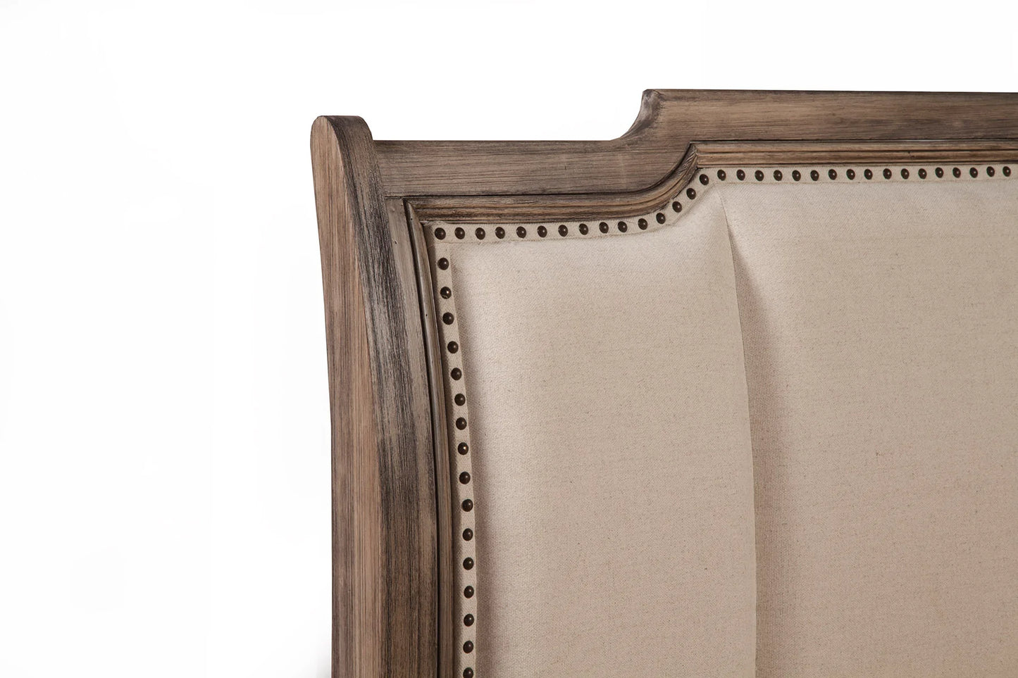 Melbourne Standard King Sleigh Bed w/Upholstered Headboard, French Truffle