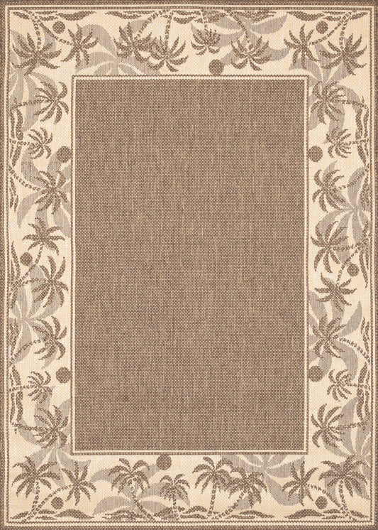 Couristan Recife Island Retreat Beige-Natural Square Rug 7'6" x 7'6"