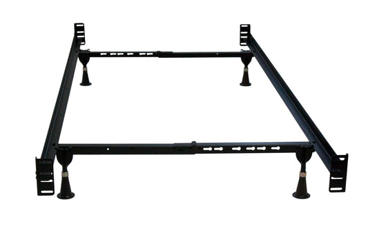 Headboard & Footboard Bed Frame Twin/Full with 4 Glides