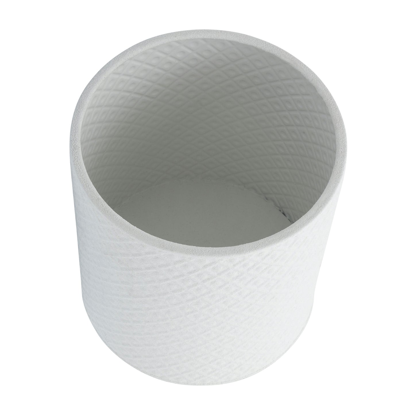 S/2 Diamond Planter On Metal Stand, White/gld