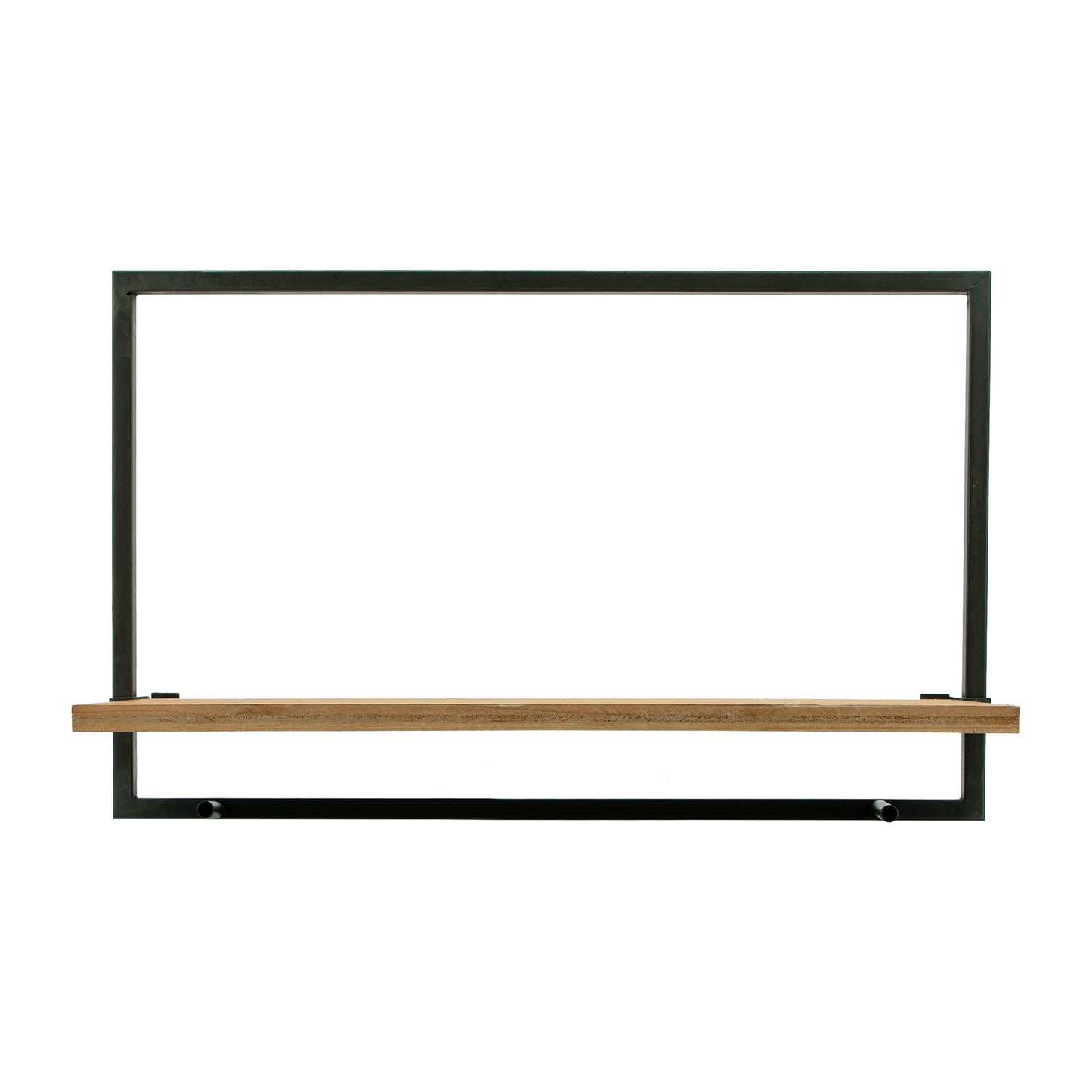 S/5 Wood/metal Wall Shelves