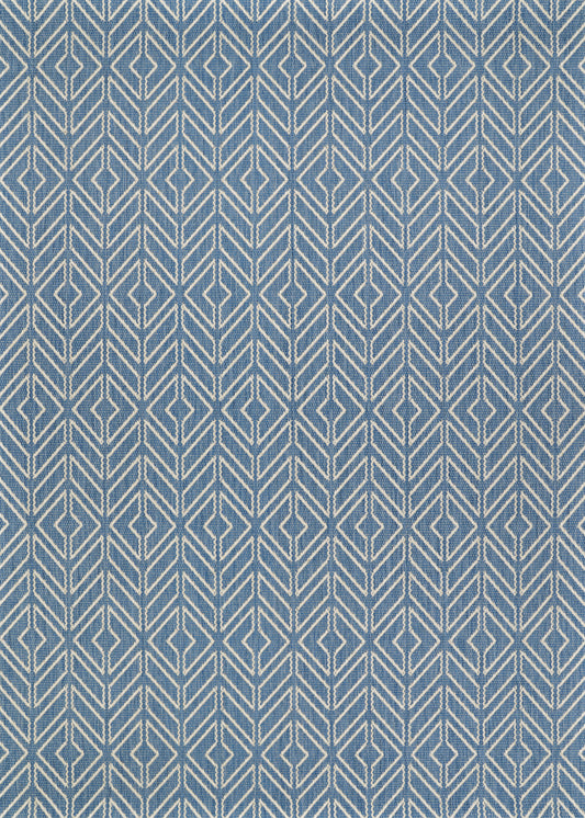Couristan Recife Cabana Tile Regatta-Ivory Rug 5'3" x 7'6"