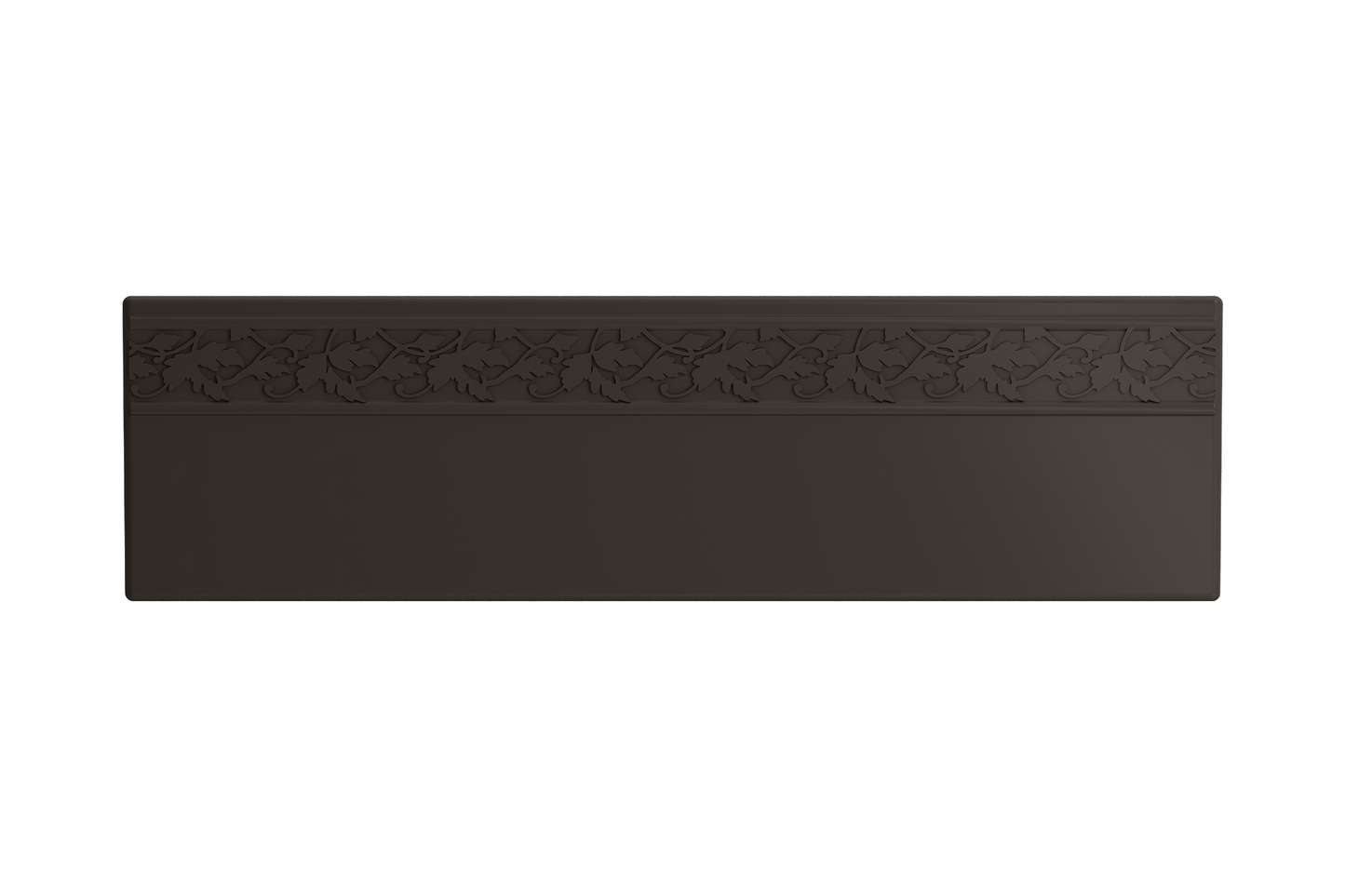 Vigneto Apron Front Fireclay 36" Double Bowl Kitchen Sink in Matte Brown