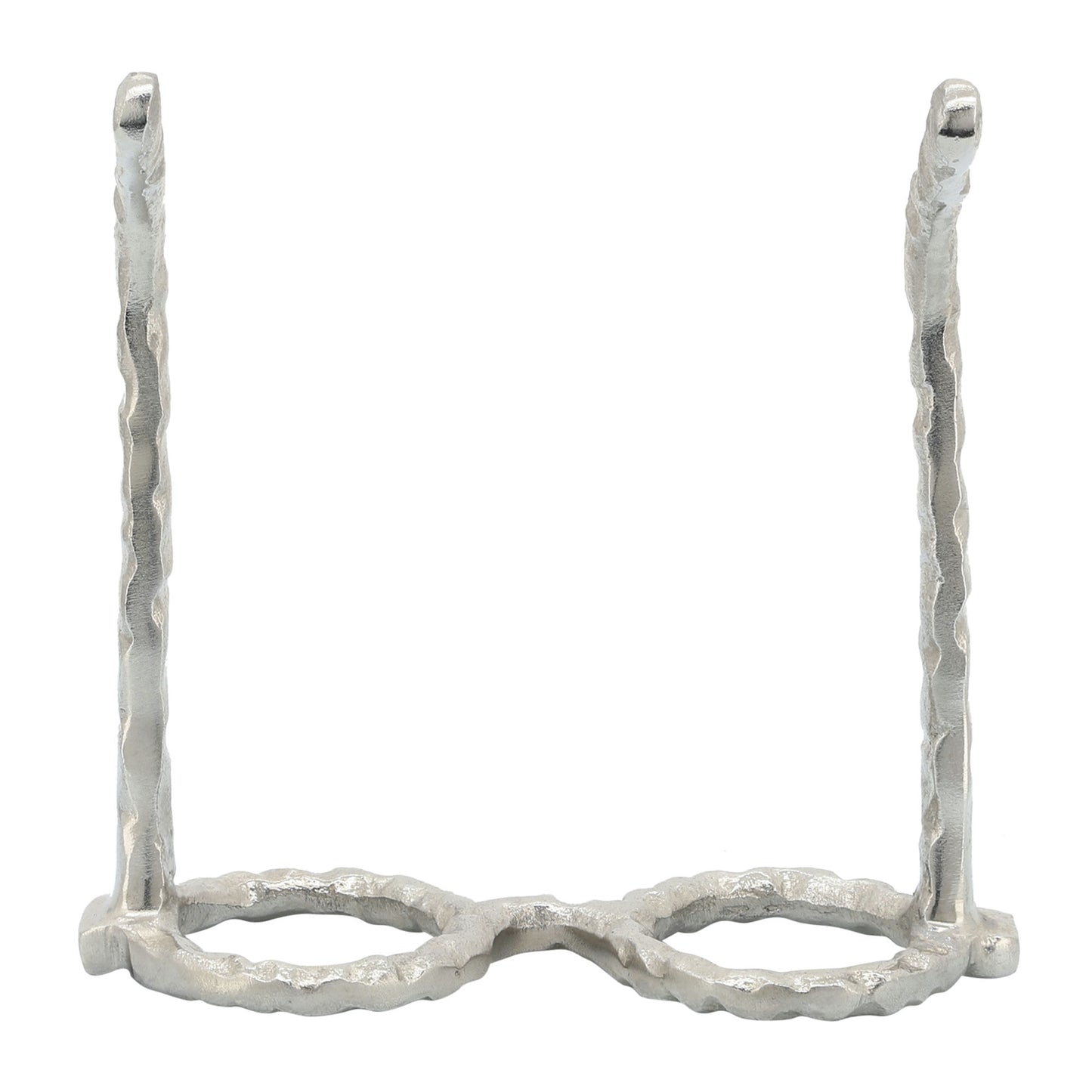 Aluminum Glasses Sculpture, Silver