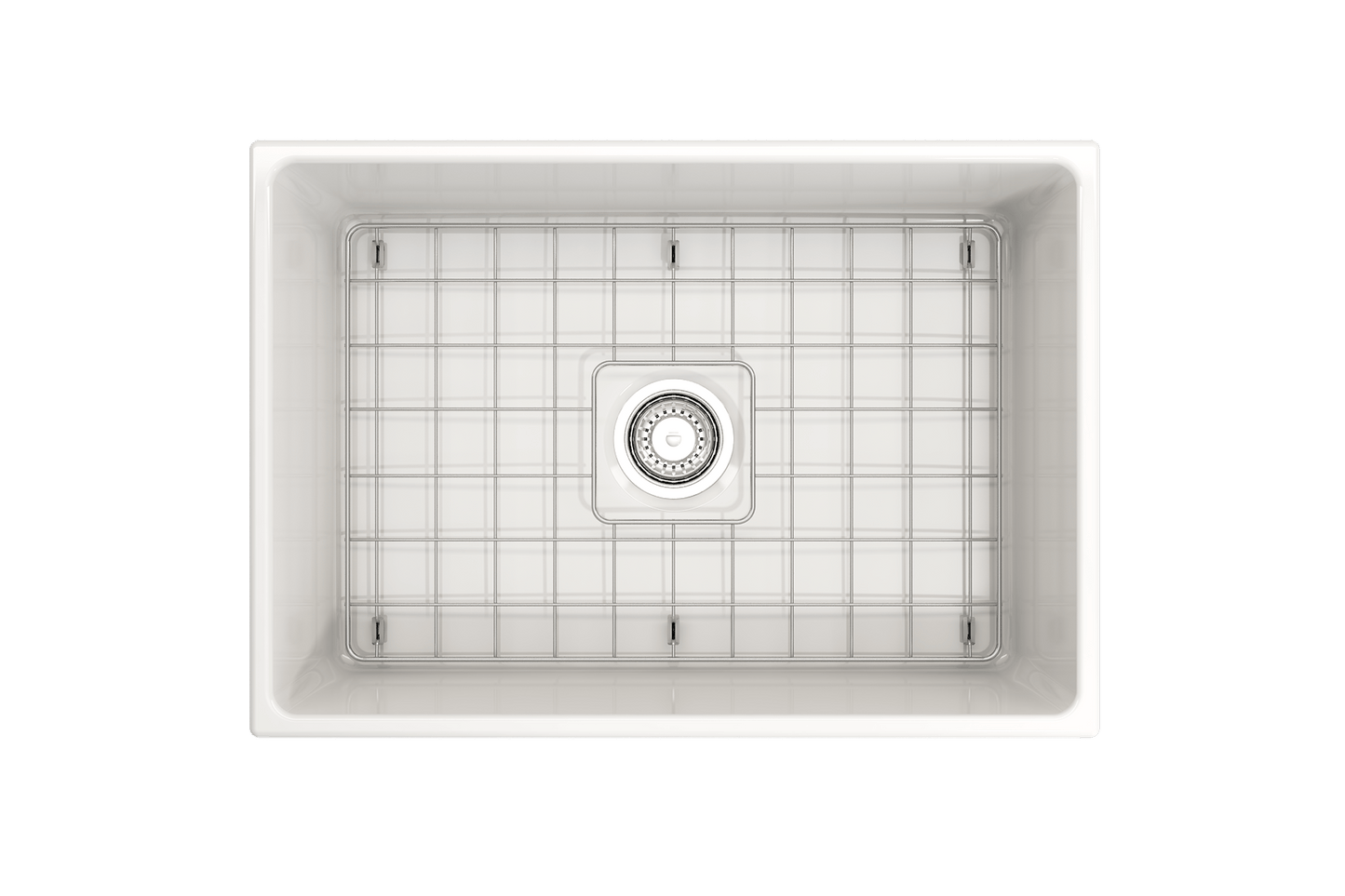 Vigneto Apron Front Fireclay 27" Single Bowl Kitchen Sink in White
