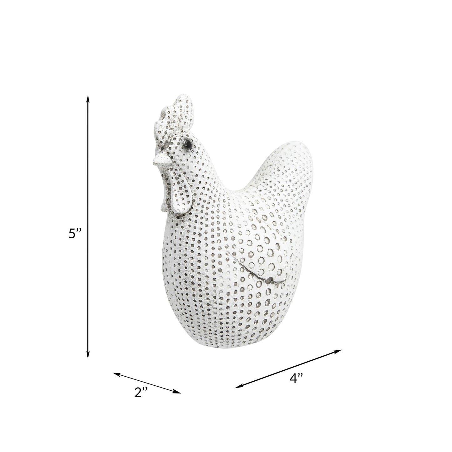 Gray Spotted Chicken 5"