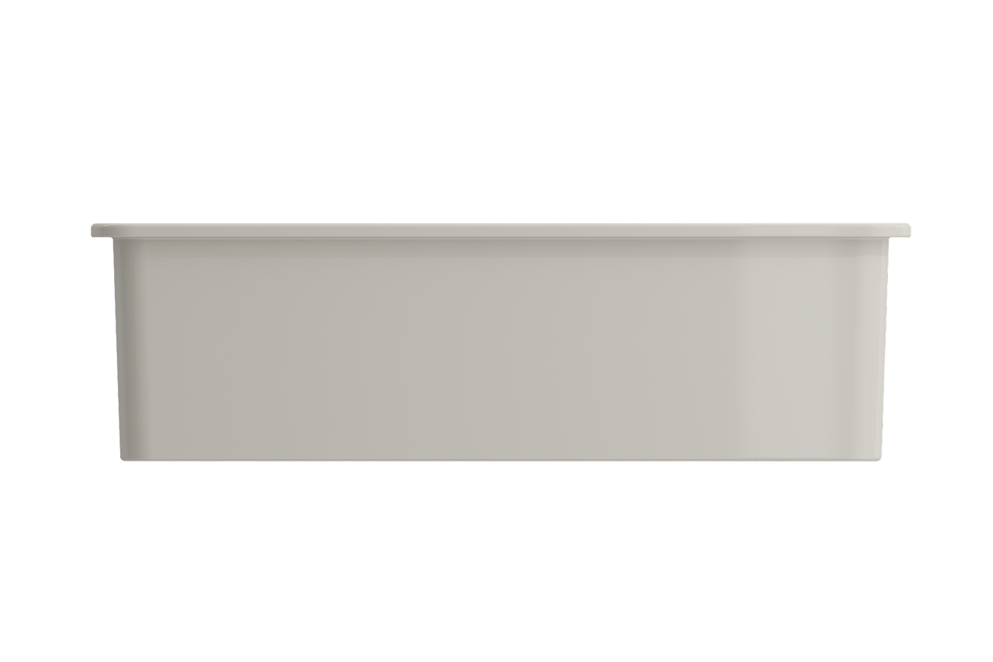 Sotto Dual-mount Fireclay 32" Single Bowl Kitchen Sink in Biscuit