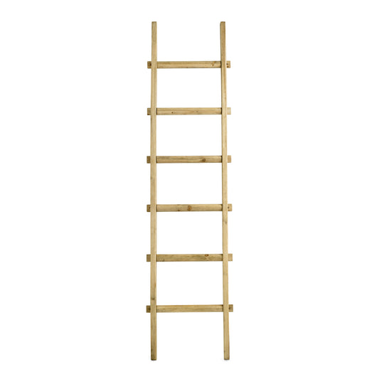 Ec Wooden Decorative 76" Ladder,brown Kd