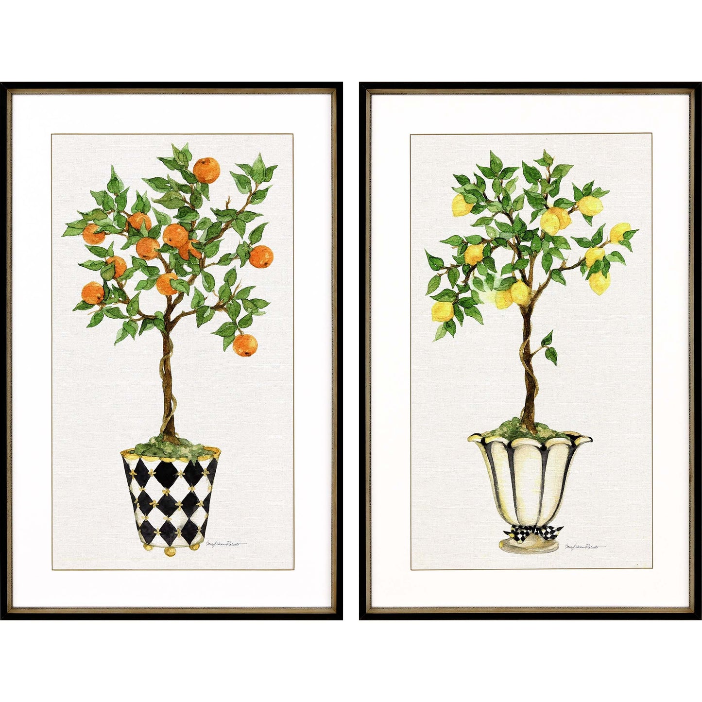 Paragon Fruit Topiary S/2