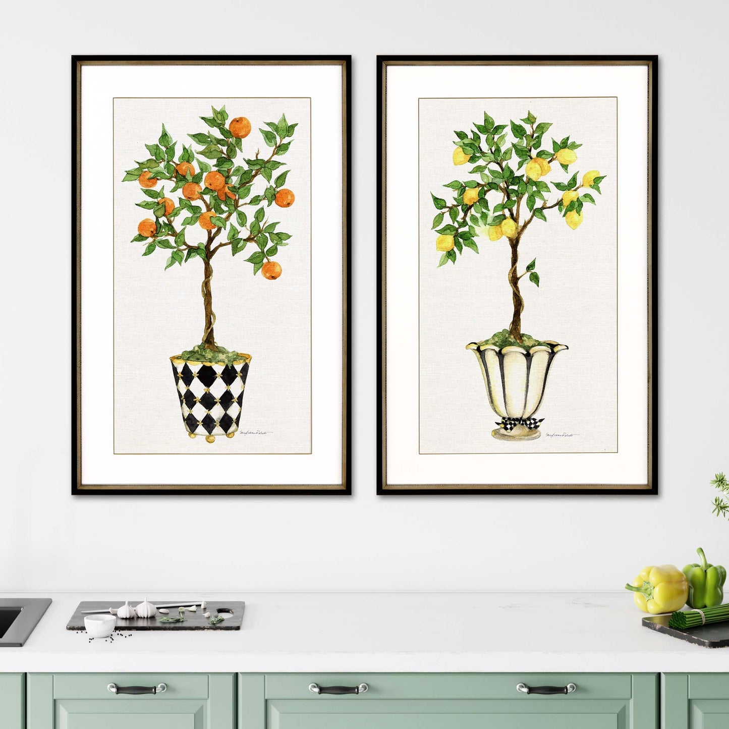 Paragon Fruit Topiary S/2