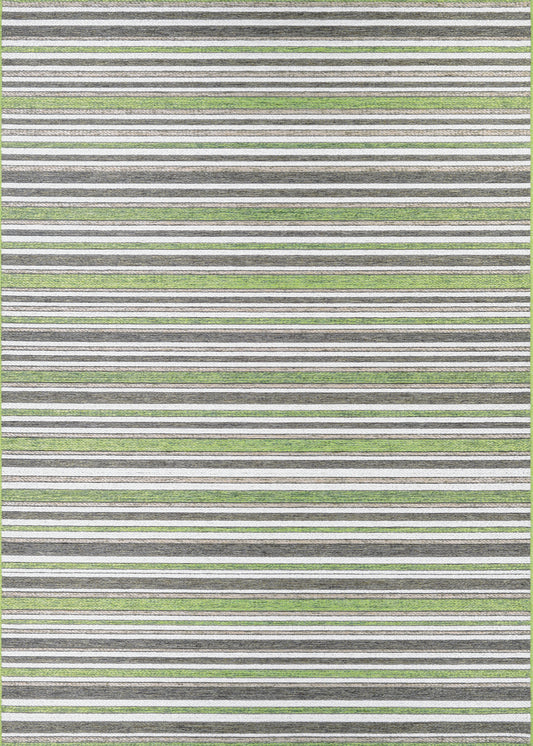 Couristan Cape Brockton Hunter Green-Brown Runner Rug 2'3" x 7'10"