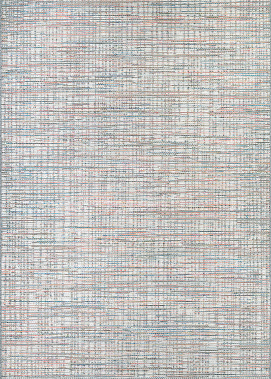 Couristan Cape Falmouth Ivory-Coral Rug 6'6" x 9'6"