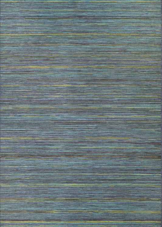 Couristan Cape Hinsdale Teal-Cobalt Rug 7'10" x 10'9"