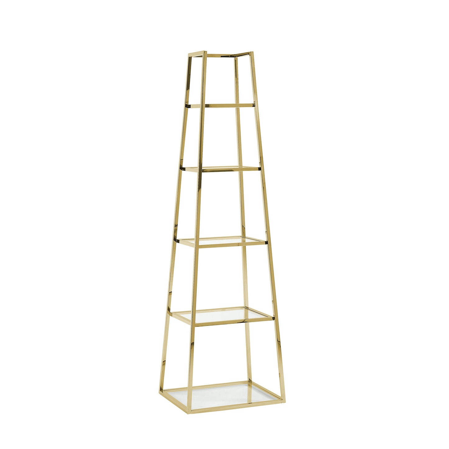 Stainless Steel Etagere, Gold