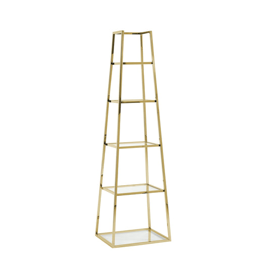 Stainless Steel Etagere, Gold