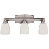 Bridwell 3 Light Vanity in Brushed Satin Nickel