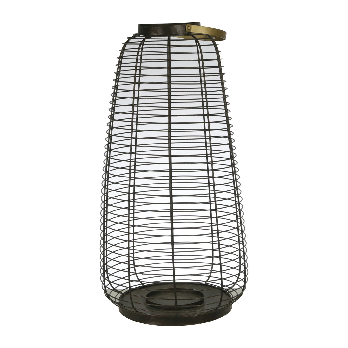 24" Metal Wire Cage Hurricane,black