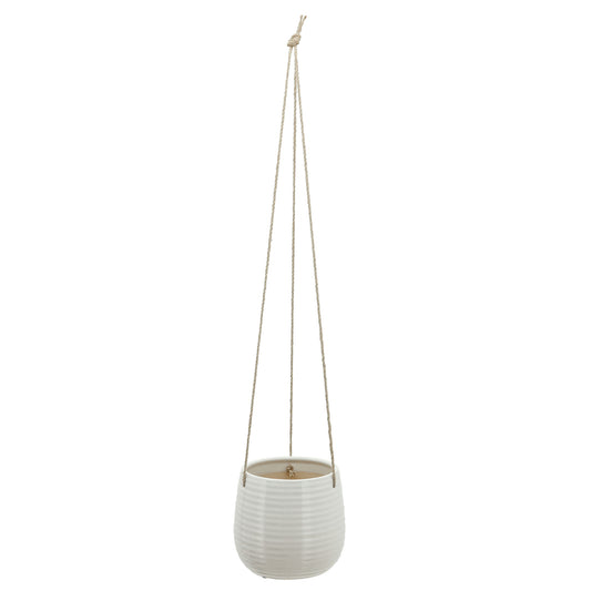 6" Hanging Planter,white