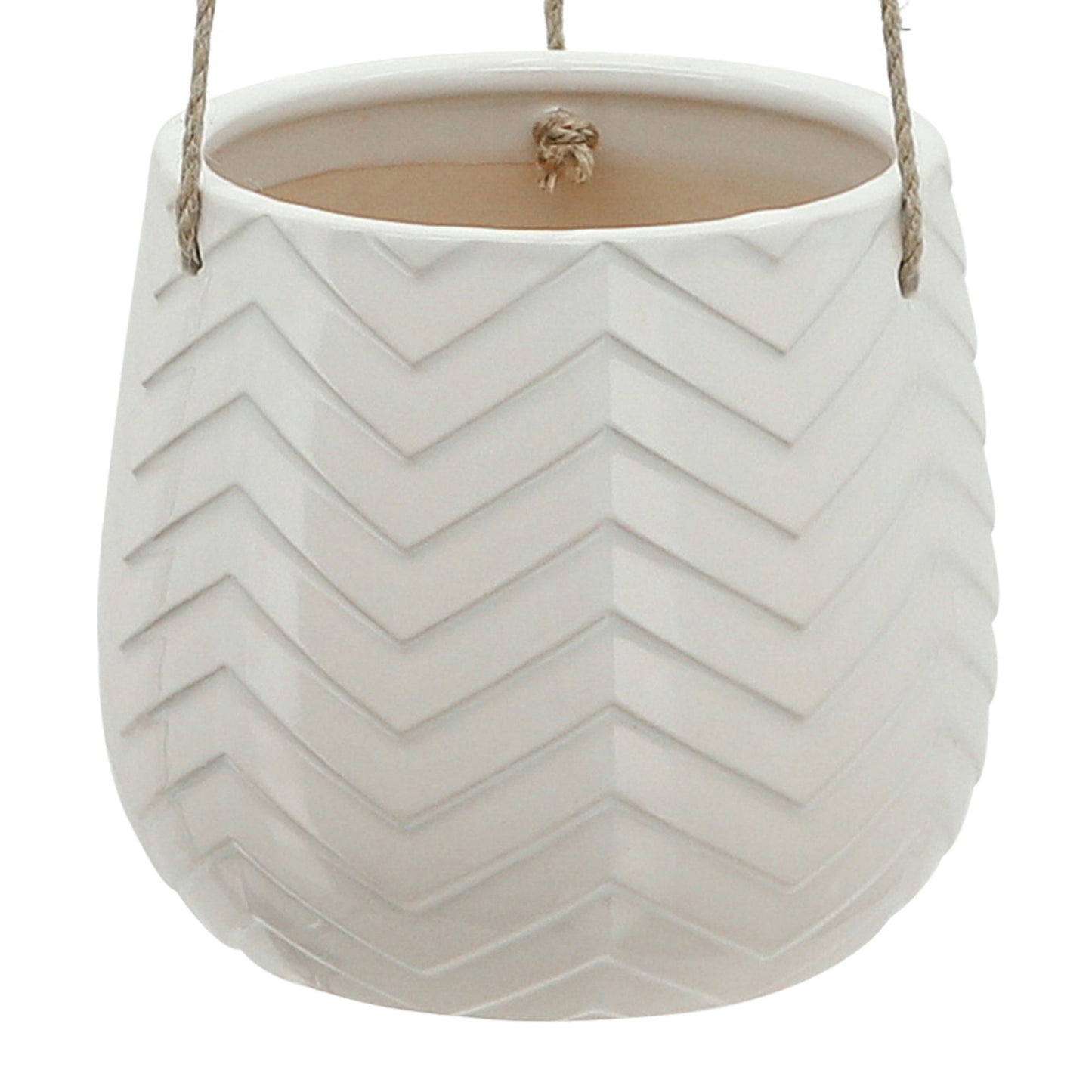 6" Chevron Hanging Planter