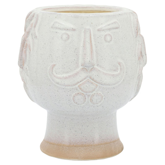 6" Grandpa Face Planter, Ivory