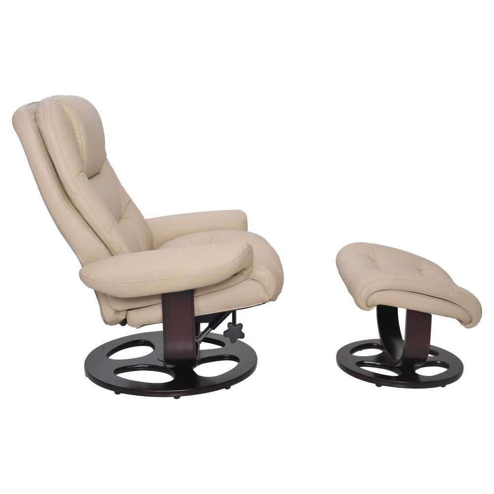 15-8021 Jacque Swivel Pedestal Recliner, Hilton Ivory