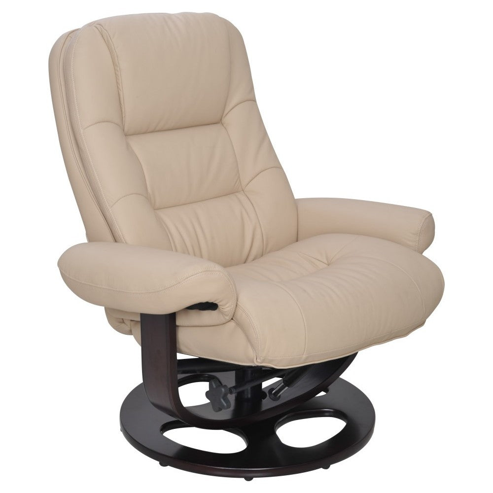 15-8021 Jacque Swivel Pedestal Recliner, Hilton Ivory