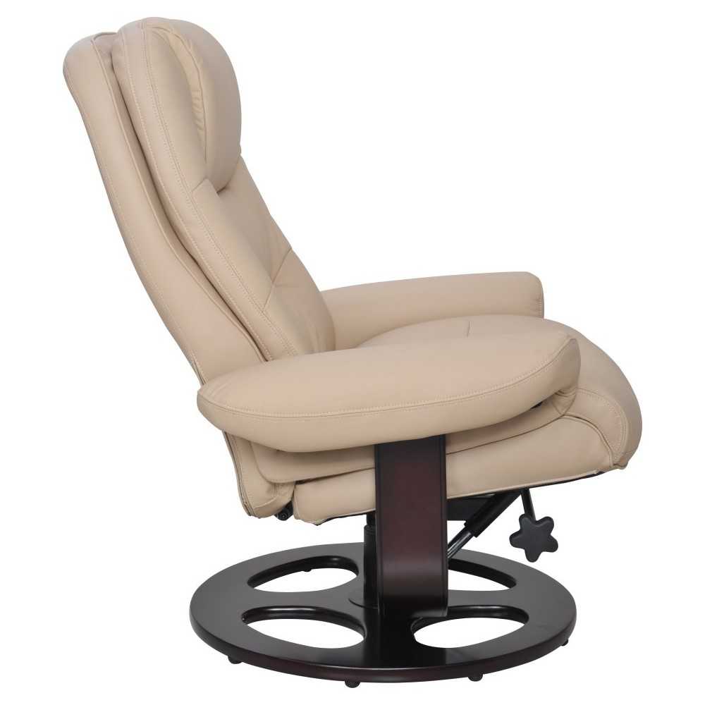 15-8021 Jacque Swivel Pedestal Recliner, Hilton Ivory