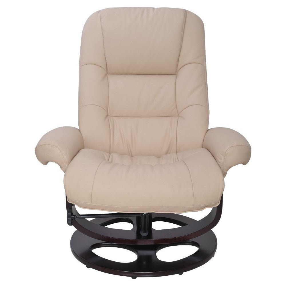 15-8021 Jacque Swivel Pedestal Recliner, Hilton Ivory