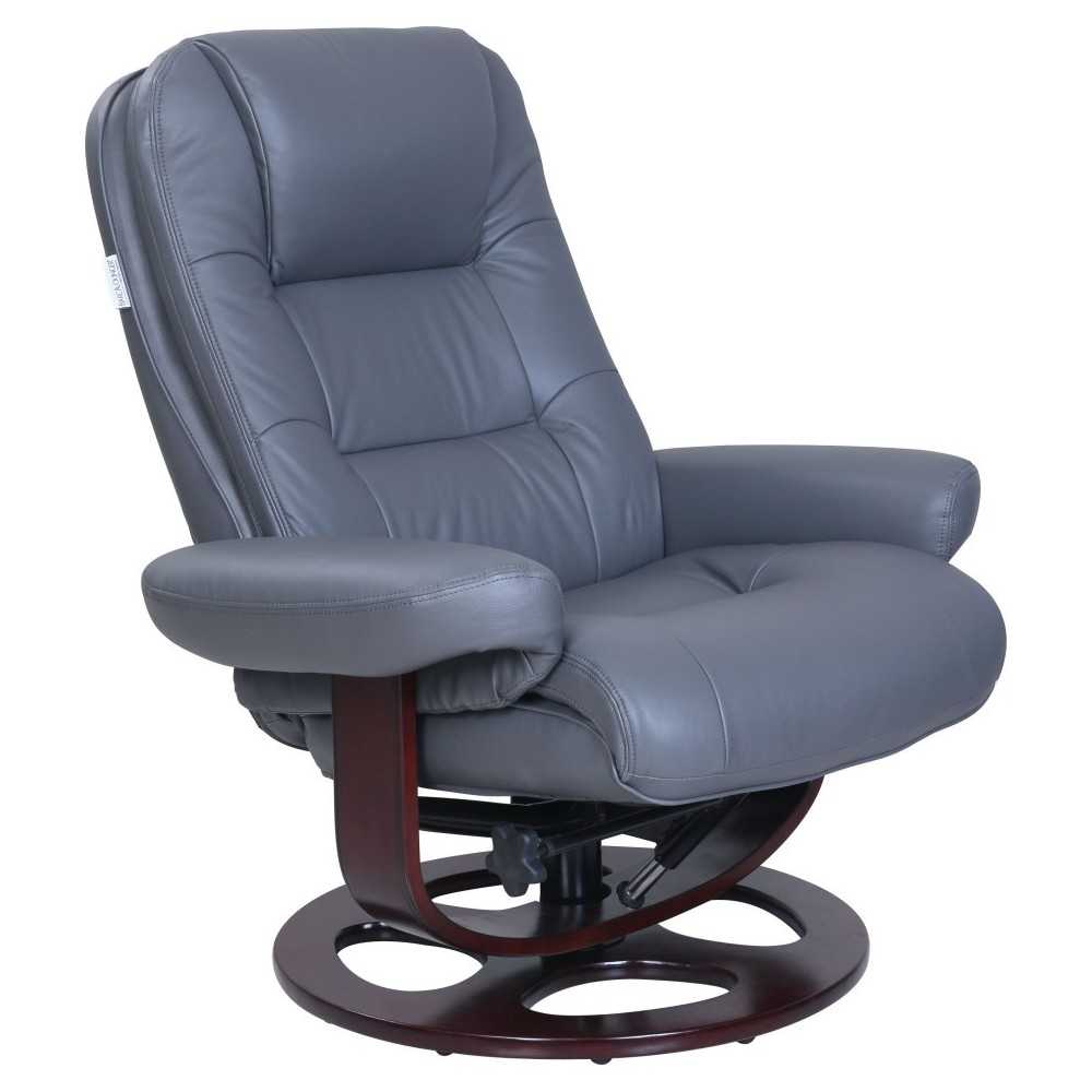 15-8021 Jacque Swivel Pedestal Recliner, Marlene Gray