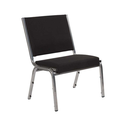 1500 lb. Rated Black Antimicrobial Fabric Bariatric Medical Reception Chair
