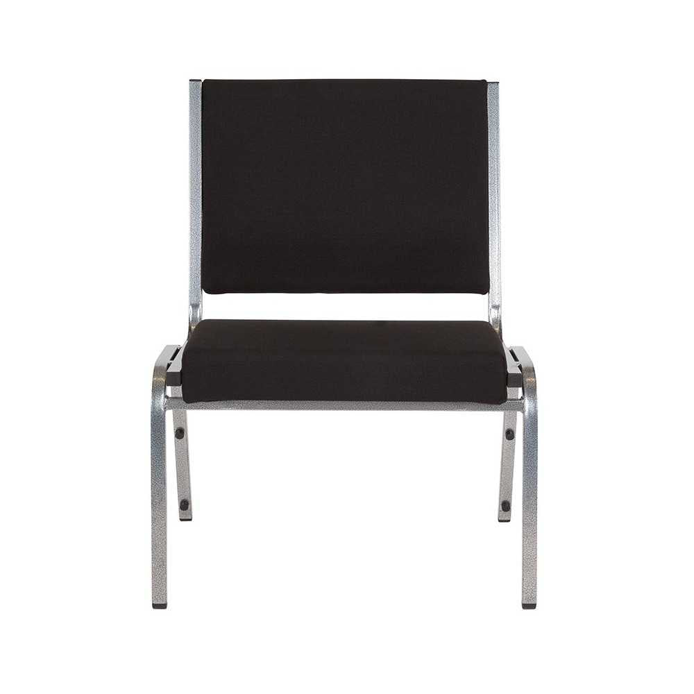 1500 lb. Rated Black Antimicrobial Fabric Bariatric Medical Reception Chair