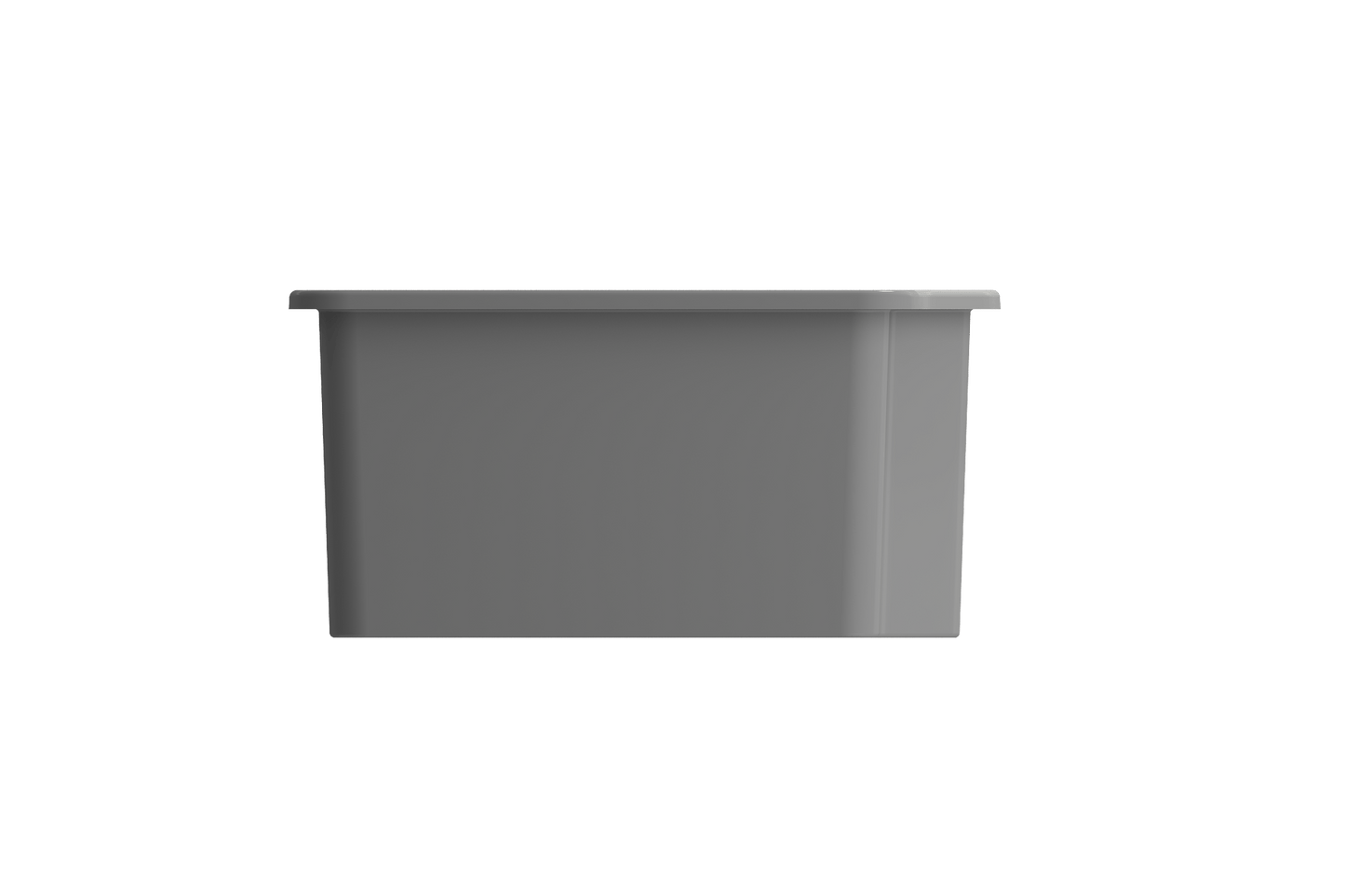 Sotto Dual-Mount Fireclay 33" 60/40 Double Bowl Kitchen Sink in Matte Gray