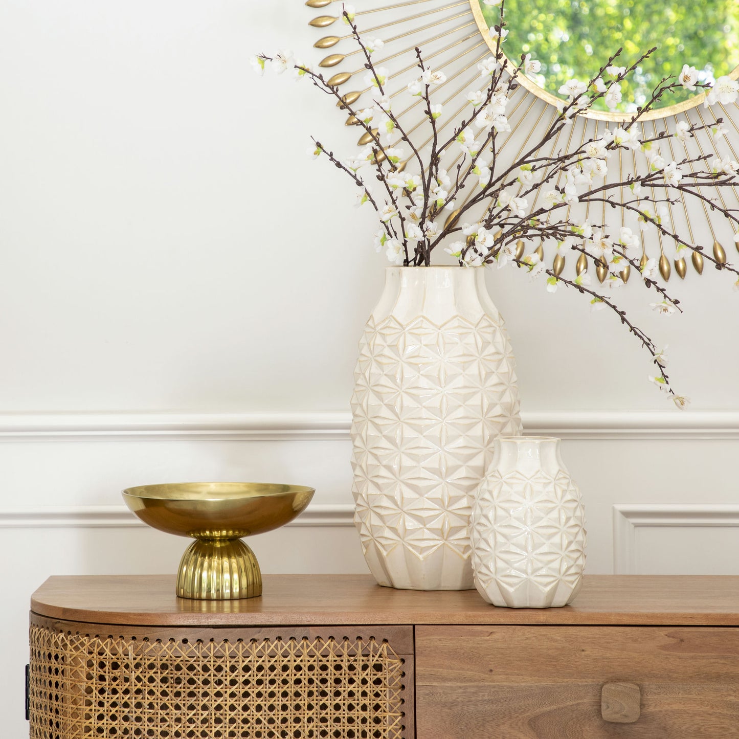 11" Decorative Fruit Bowl, Gold