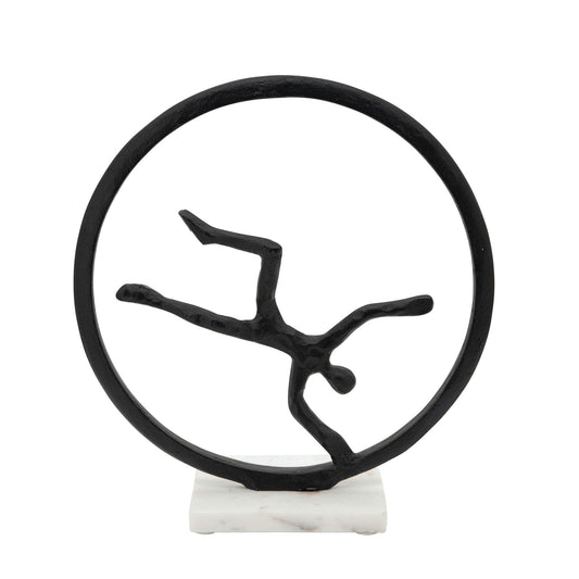 14" Man On A Loop, Black