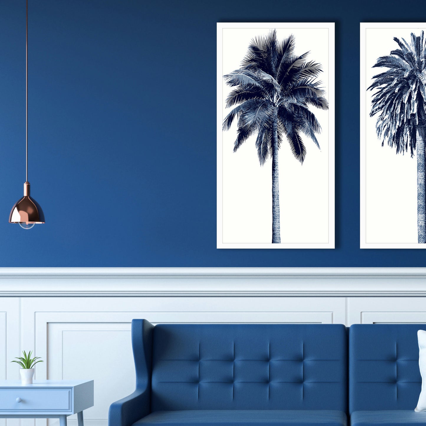 Paragon Palm Tree Blue I