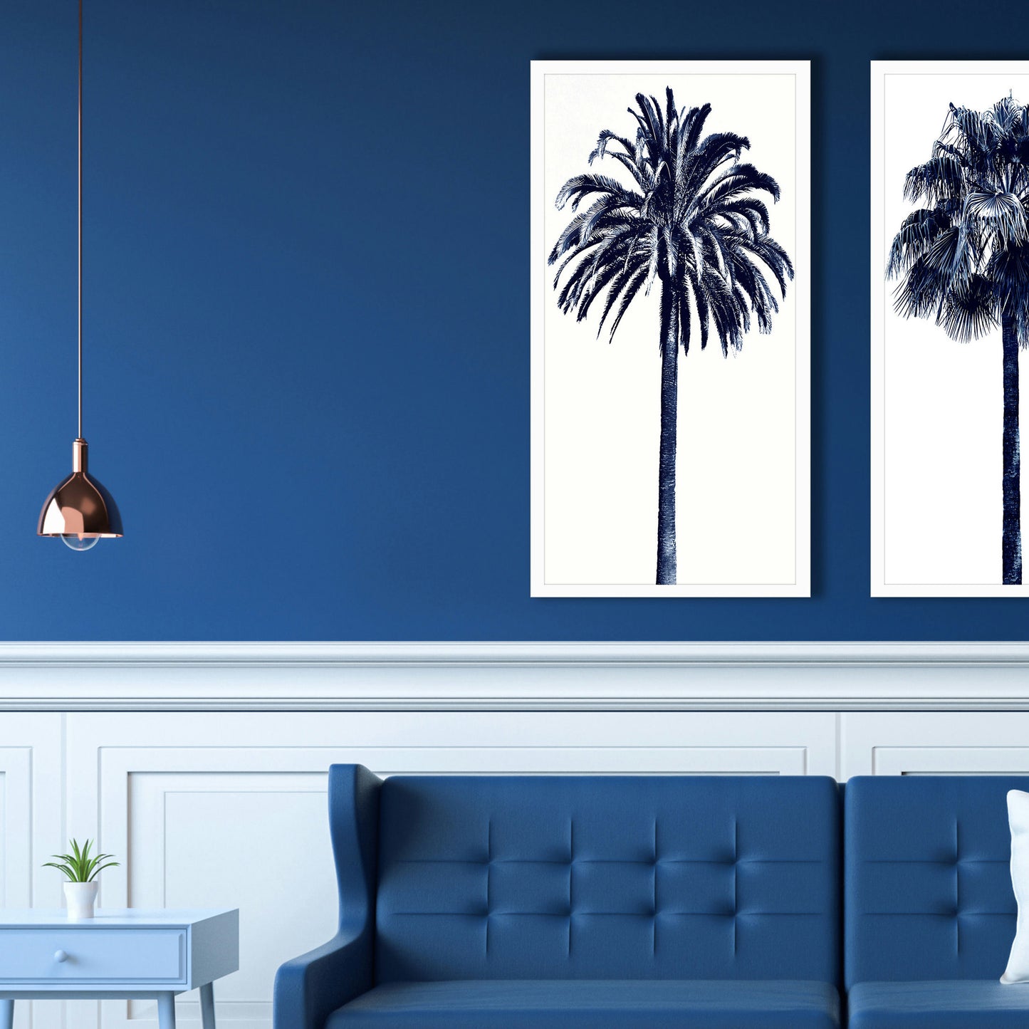 Paragon Palm Tree Blue III