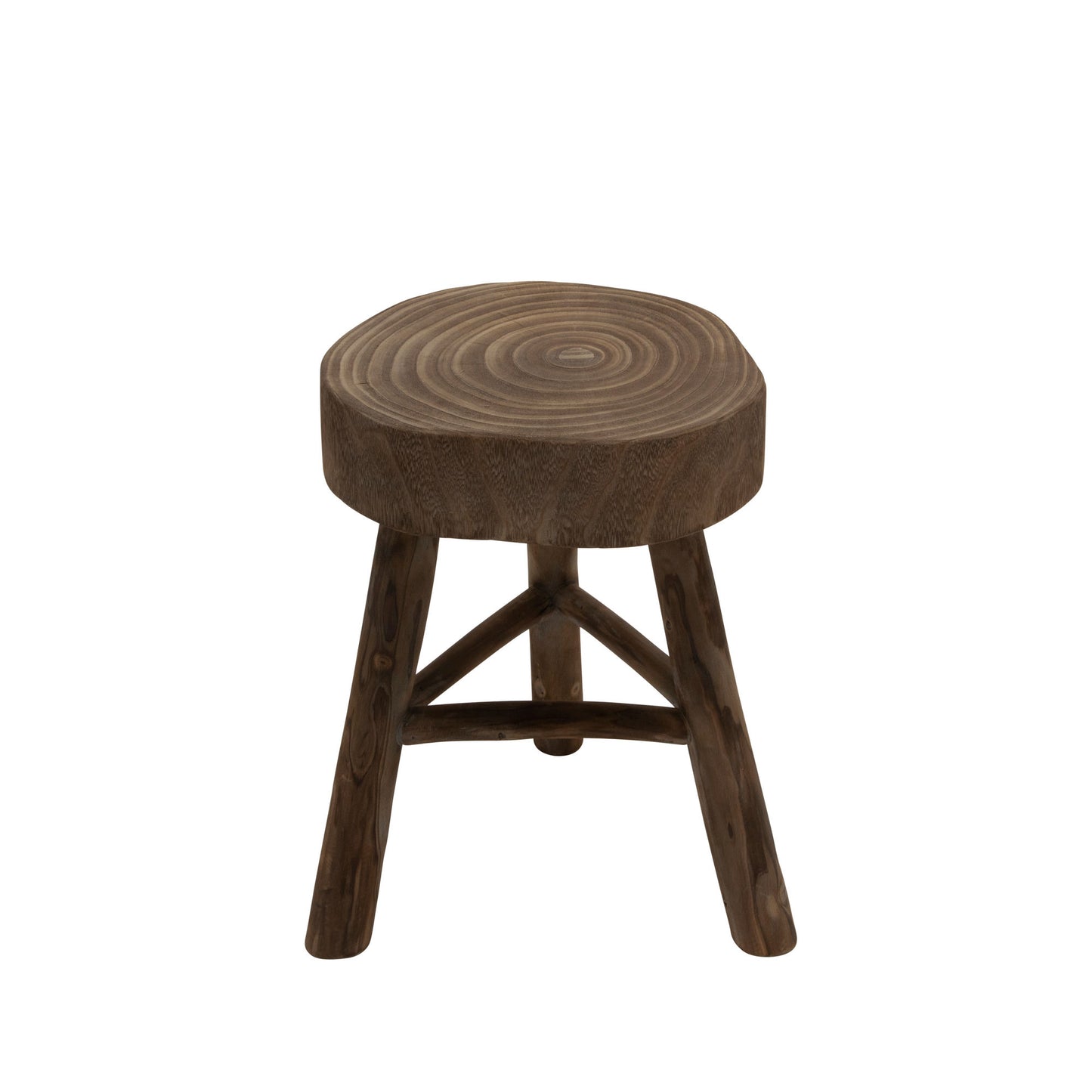 Wood 16"h Accent Table, Brown