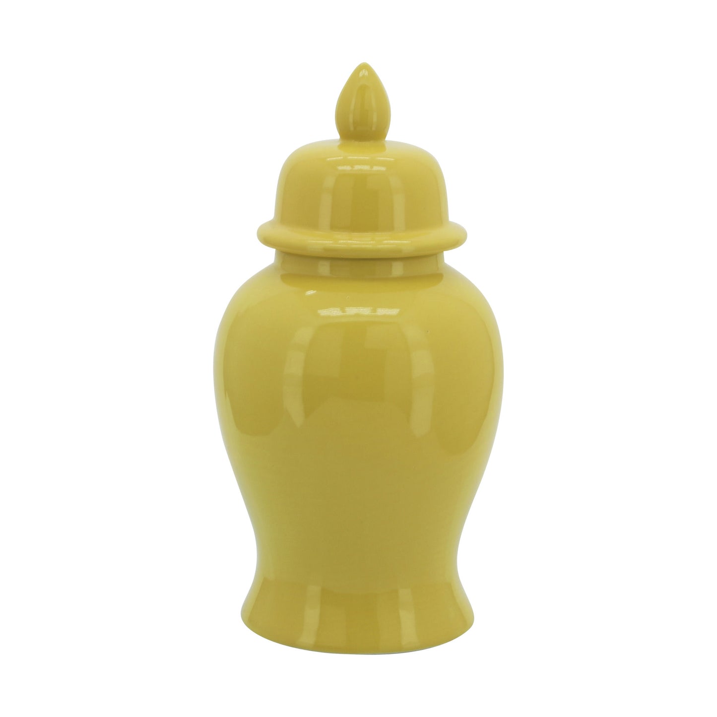 14" Temple Jar, Yellow