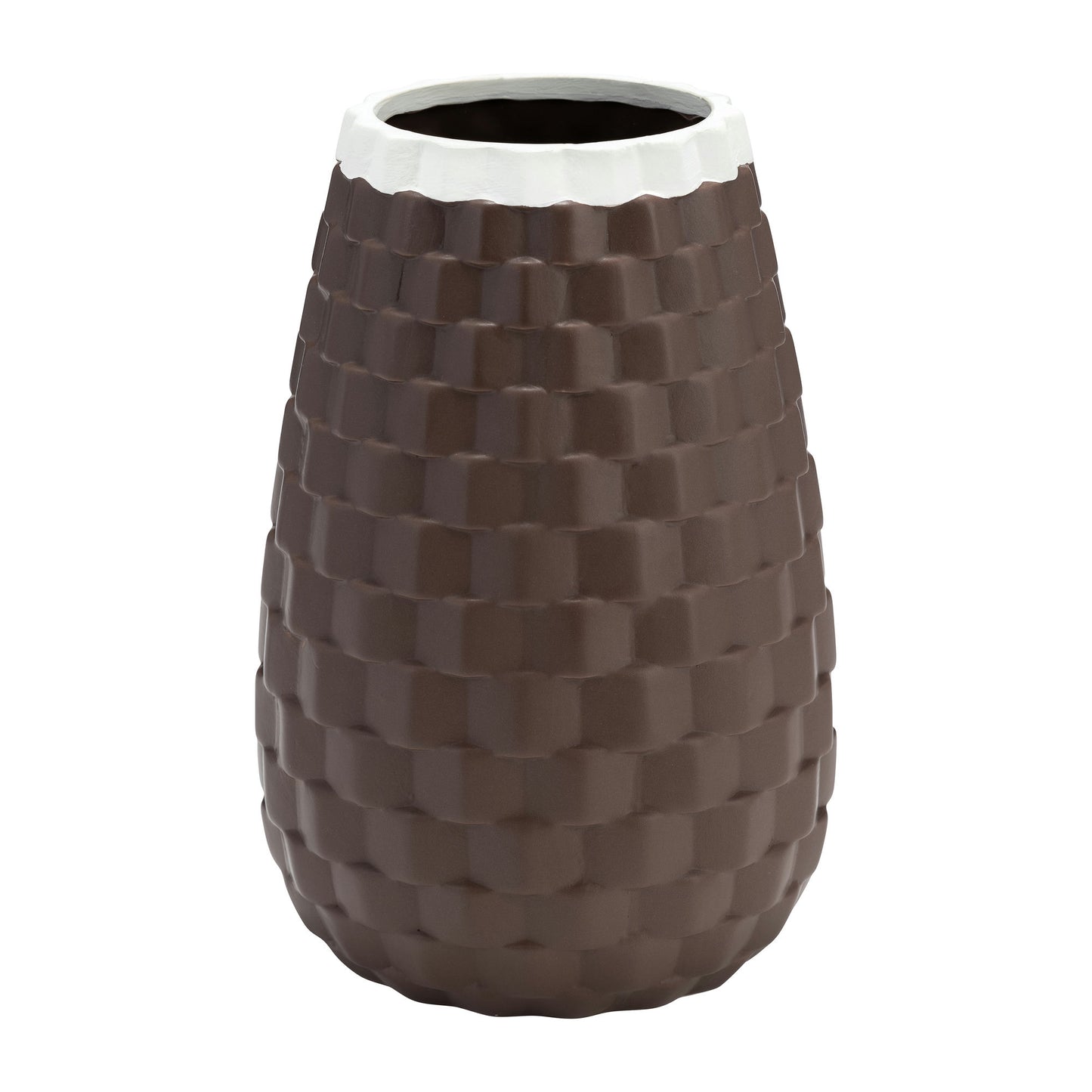 9" Textured Vase, Java